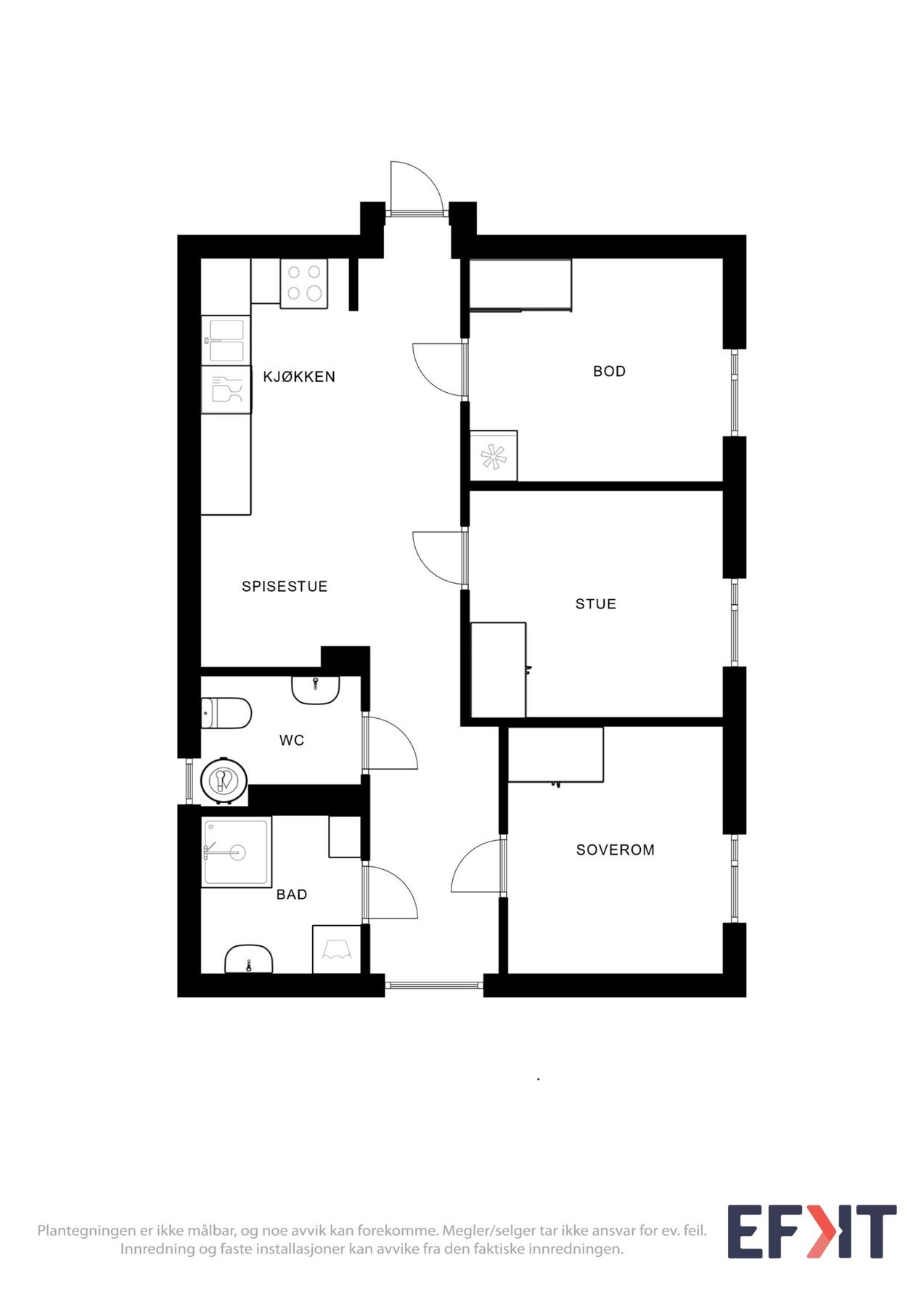 Plantegning kjeller Galleribilde