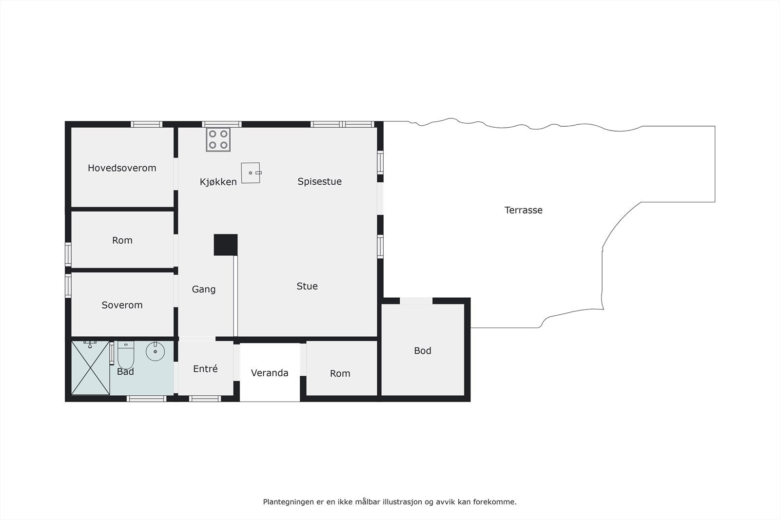 Plantegning Galleribilde