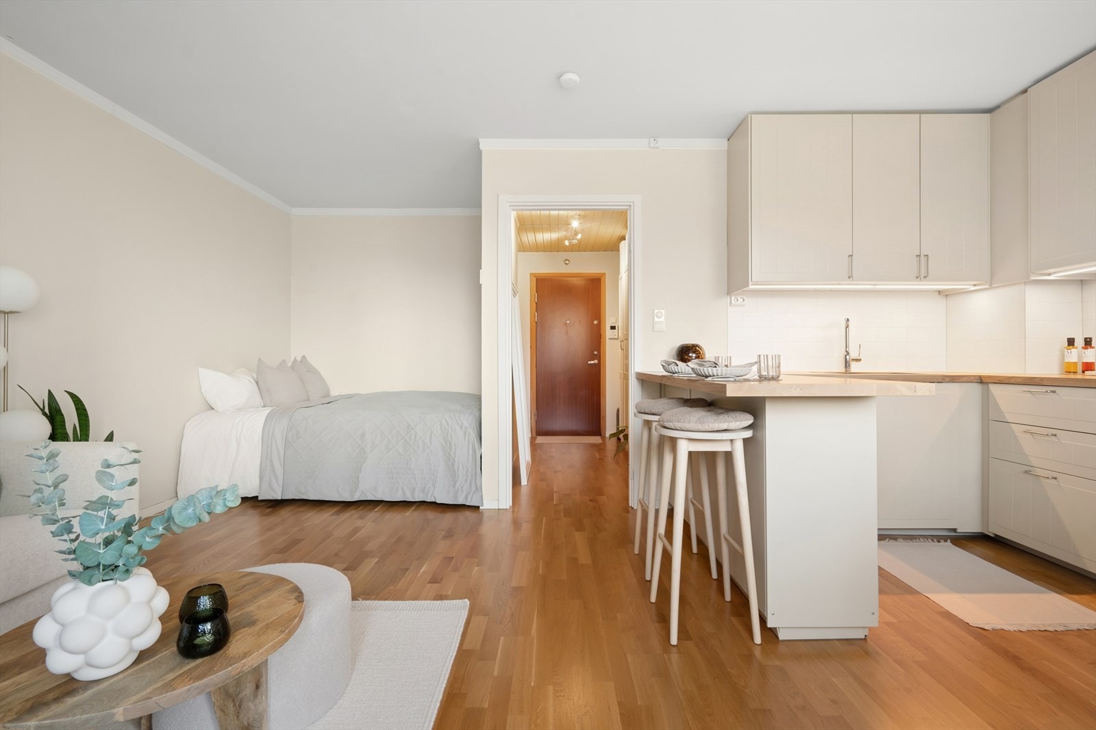 Leiligheten disponerer en kjellerbod på ca. 1 kvadratmeter. Galleribilde