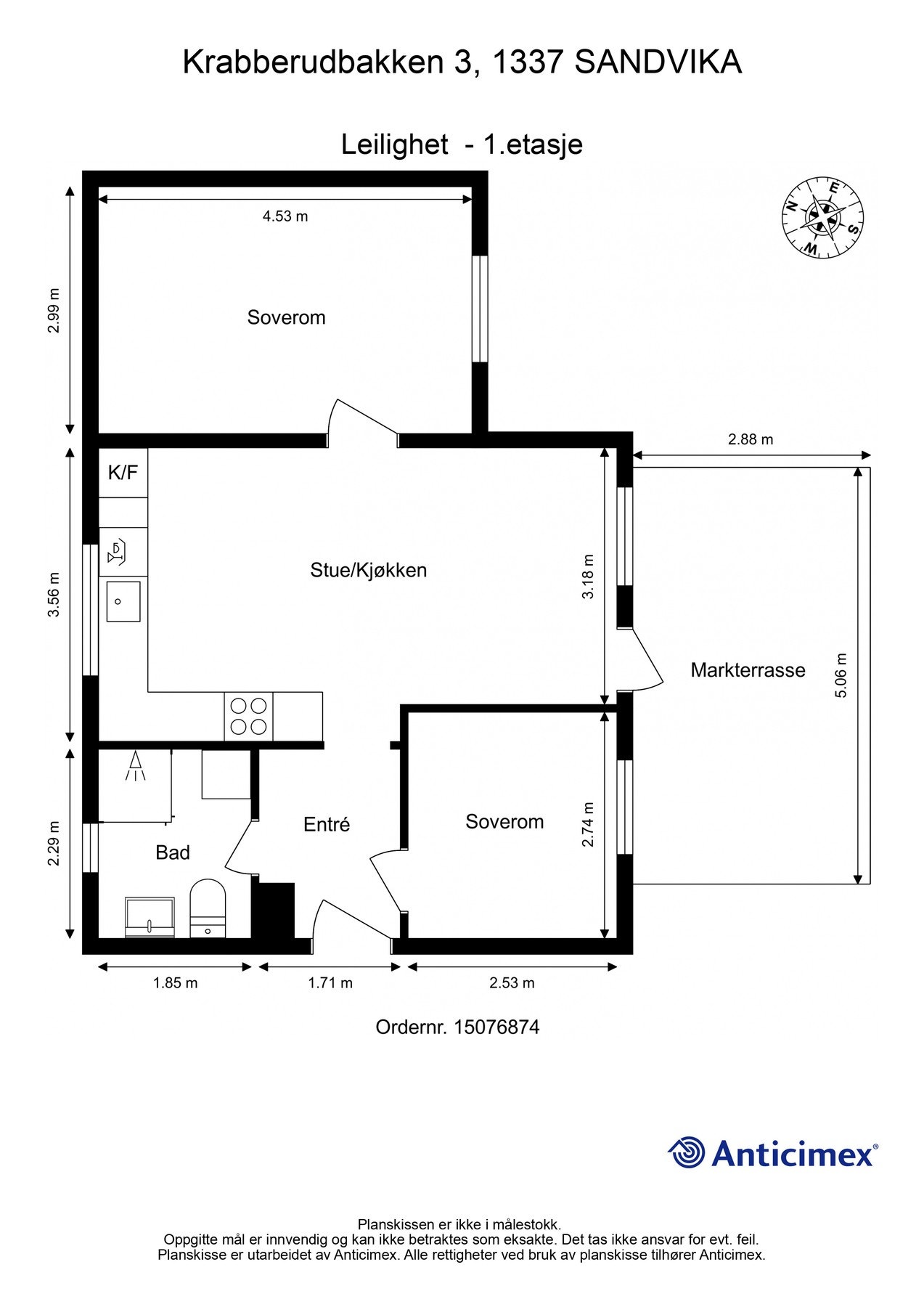 Plantegning Galleribilde