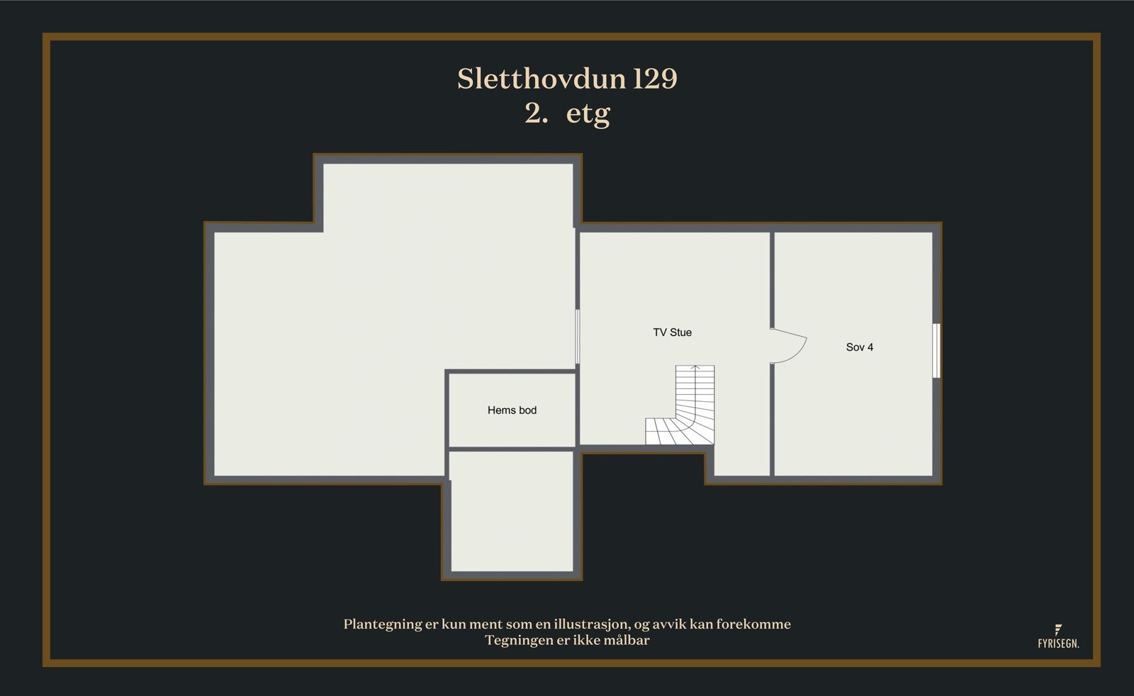 Plantegning 2 etasje. Galleribilde