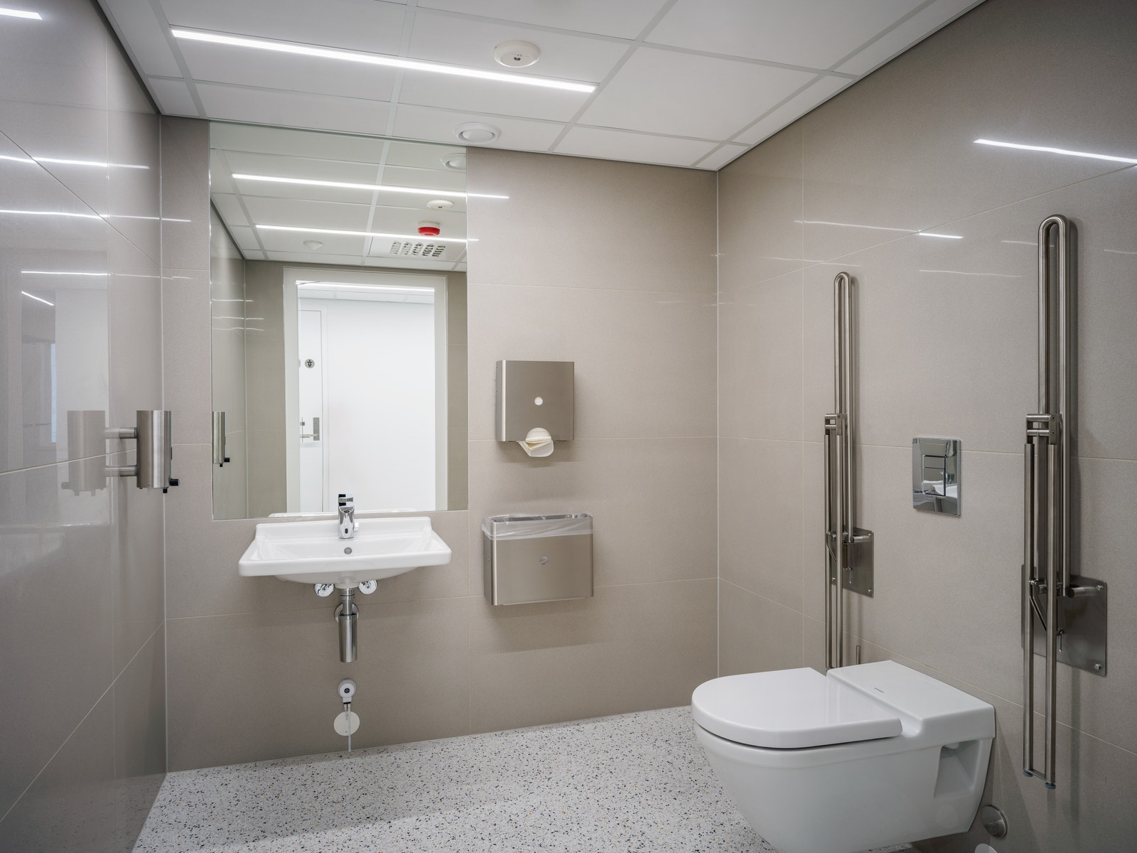 Eksempelbilde fra annen oppgradert etasje i bygget. Galleribilde