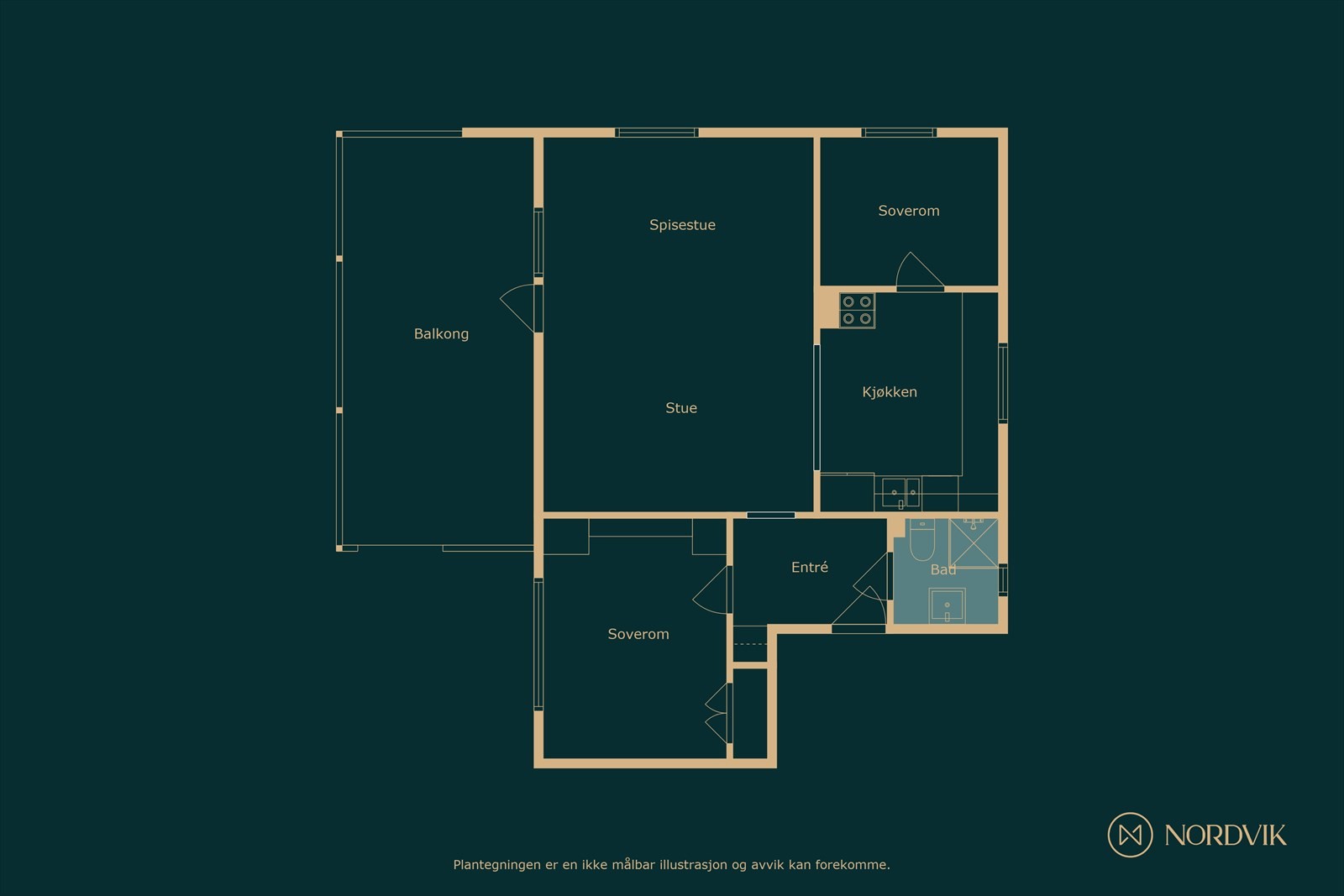 Plantegning Galleribilde