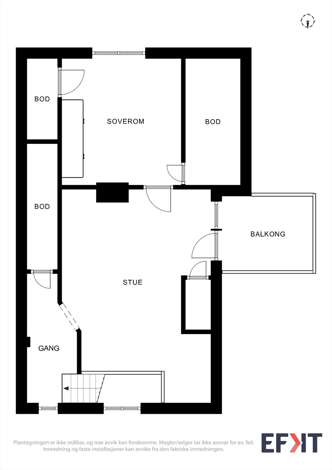 Plantegning 2. etasje Galleribilde