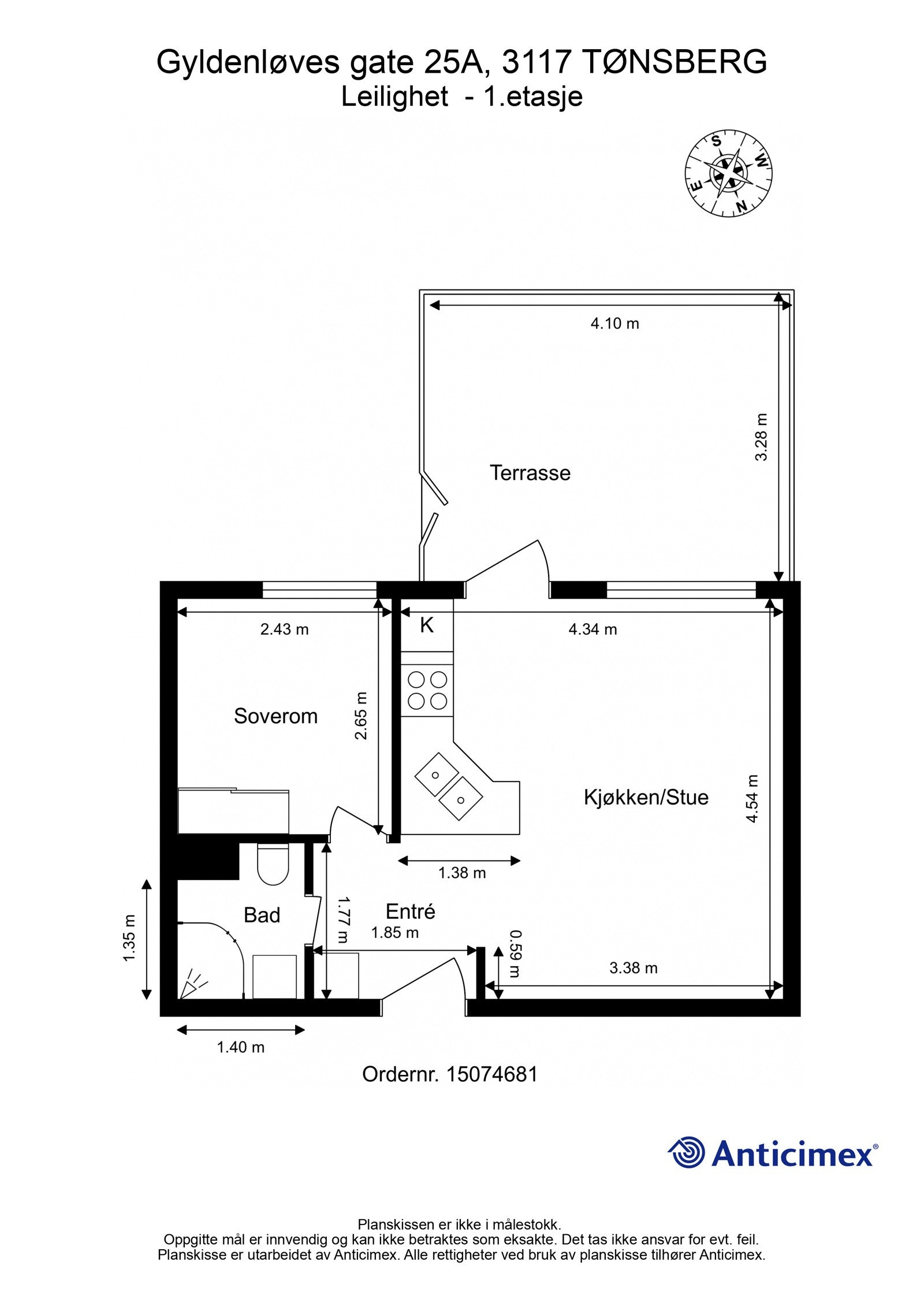 Plantegning Galleribilde