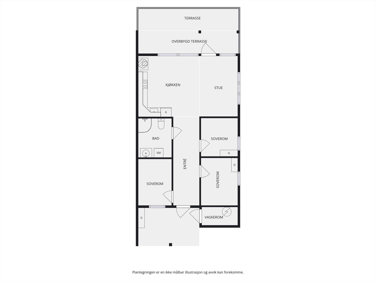 Plantegning 1. etasje. Galleribilde