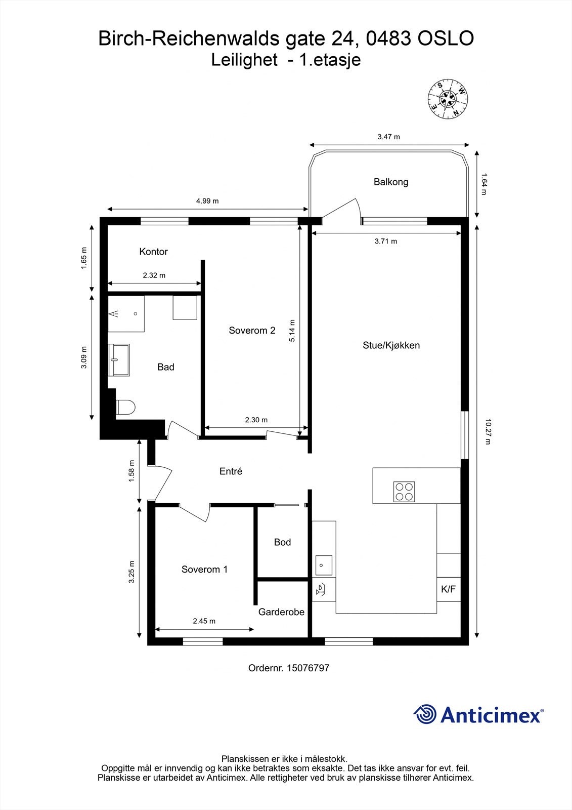 Plantegning Galleribilde