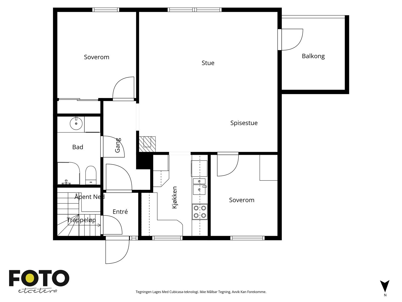 Plantegning 1.etasje Galleribilde