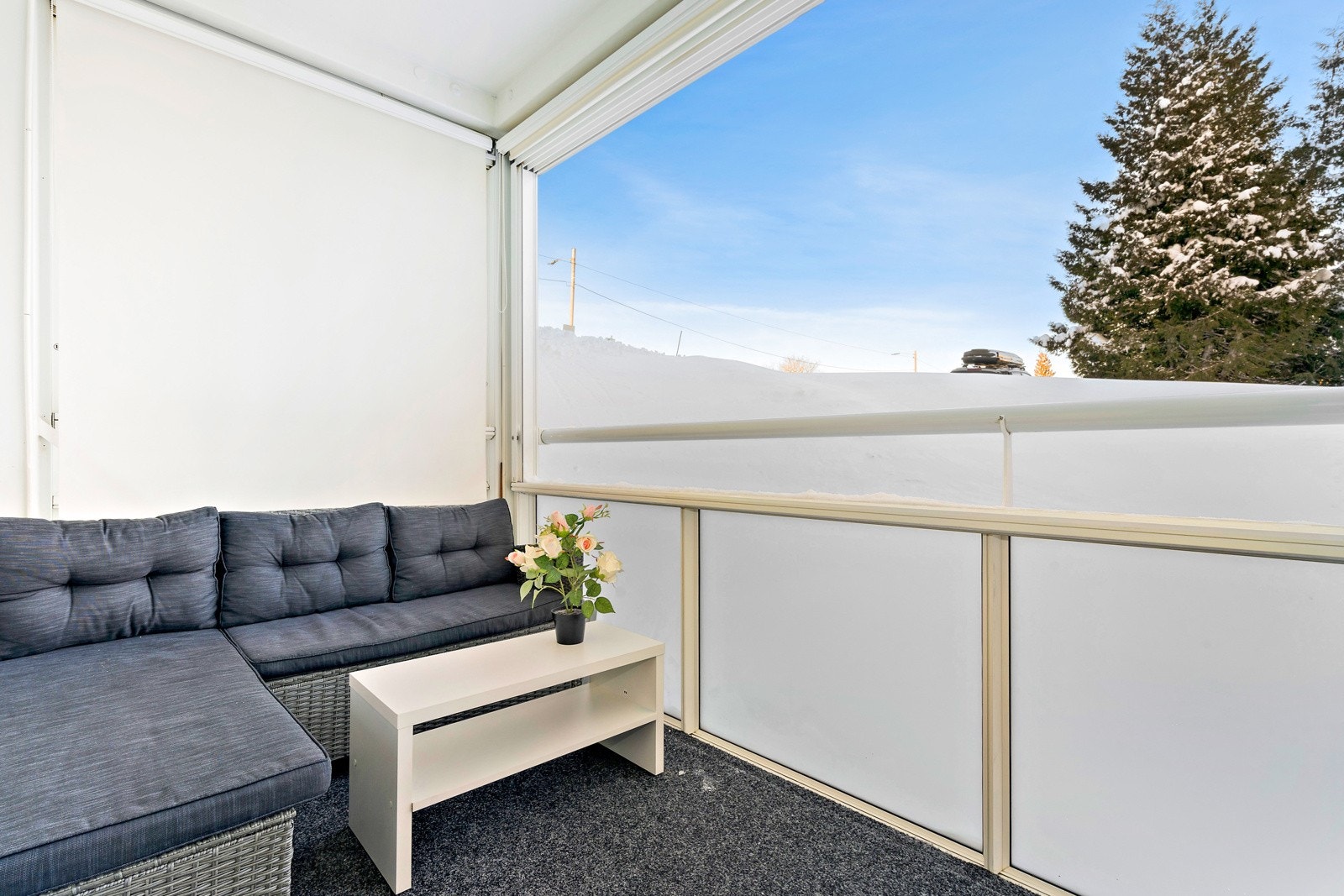 Balkongen er innglasset Galleribilde