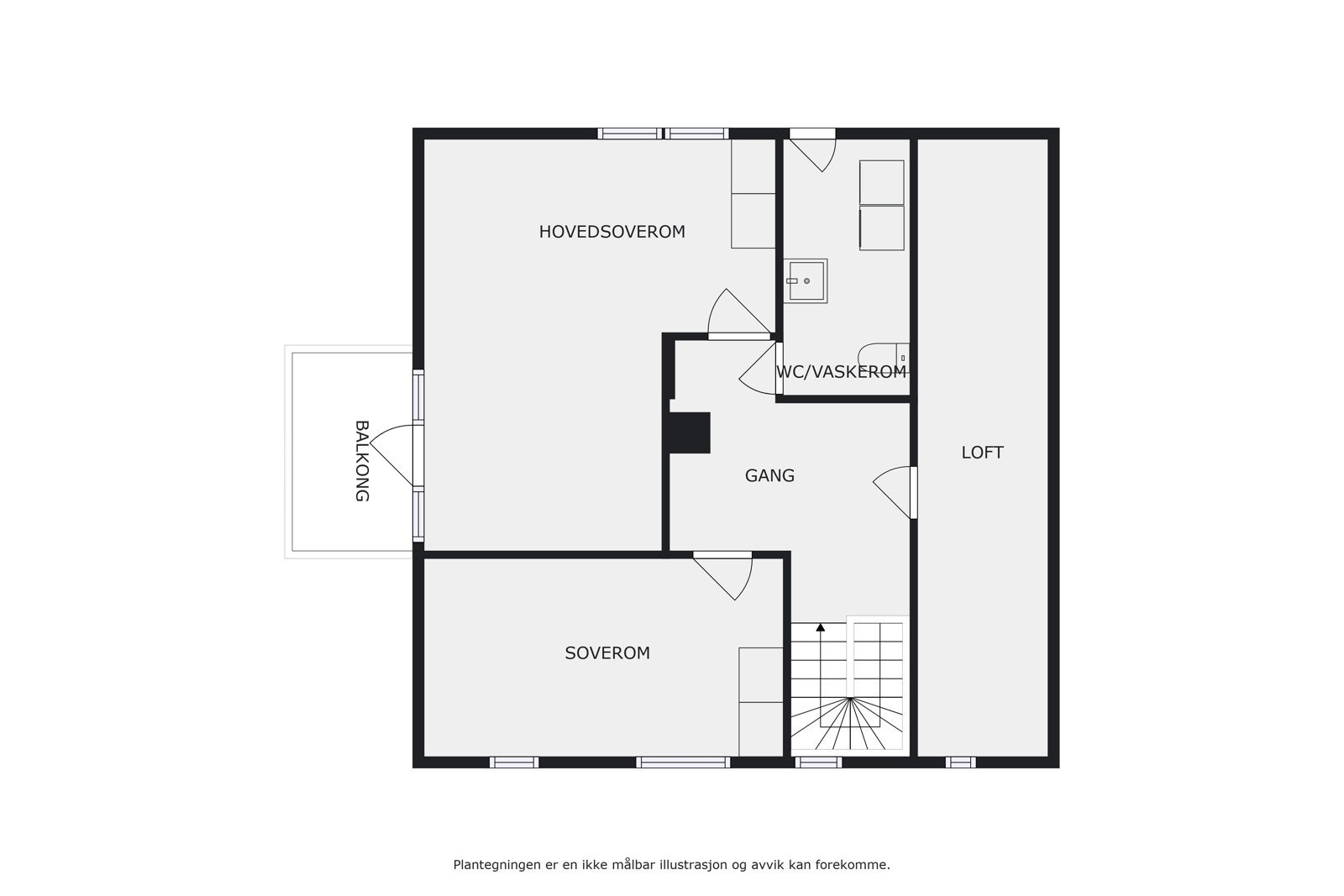 Plantegning Galleribilde