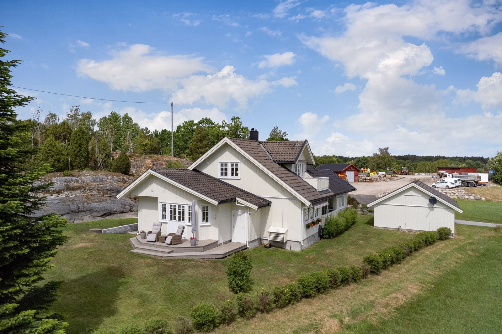 Dronefoto Galleribilde