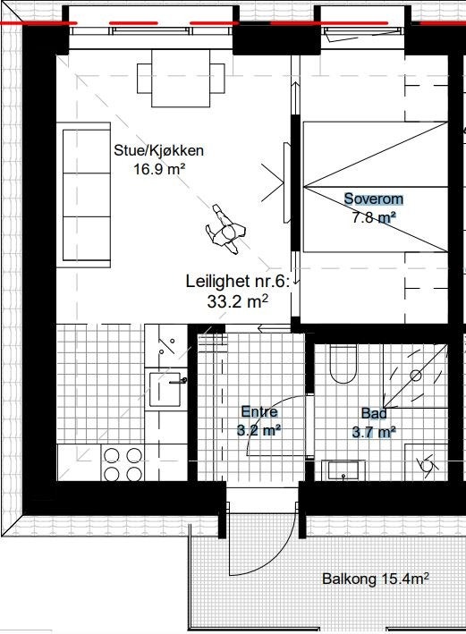 Endeleilighet Galleribilde