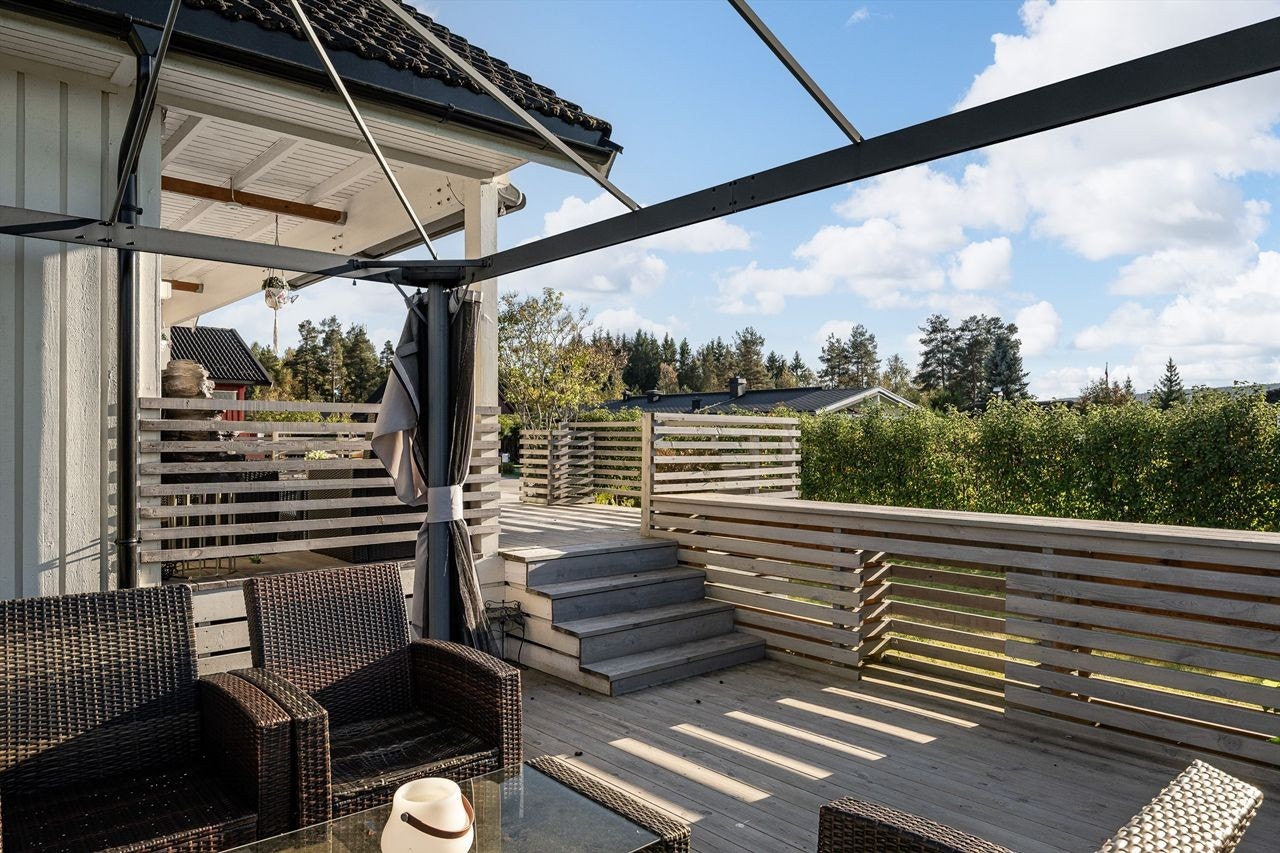 Uteplassene er godt skjermet og har gode lysforhold. Galleribilde