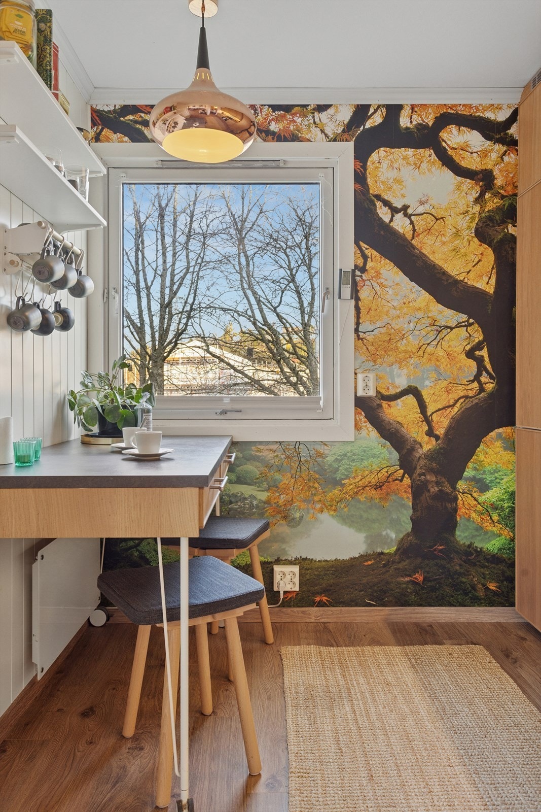 Praktisk spiseplass på kjøkkenet Galleribilde