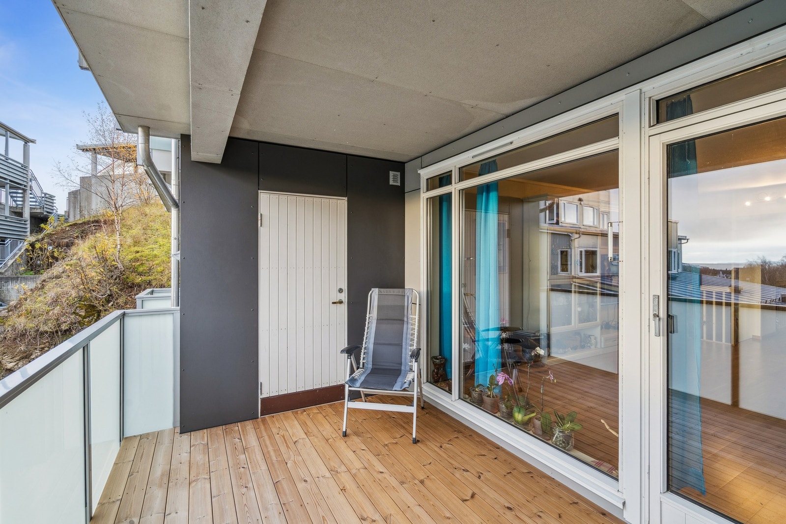 Det er totalt to balkonger tilknyttet leiligheten Galleribilde