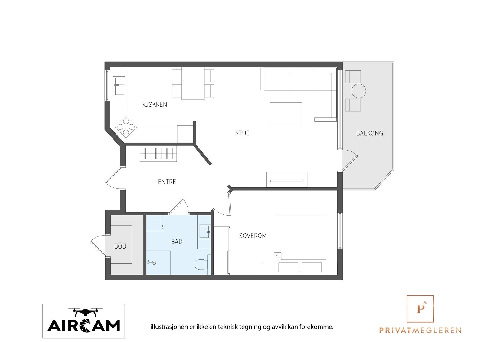 Plantegning Galleribilde