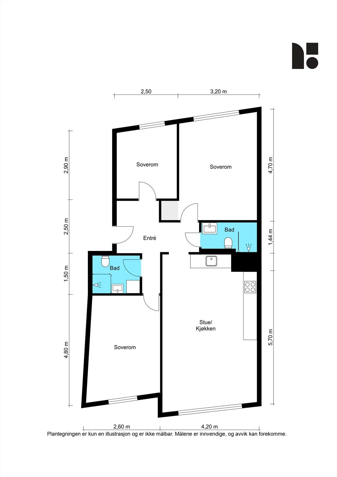 Plantegning Galleribilde