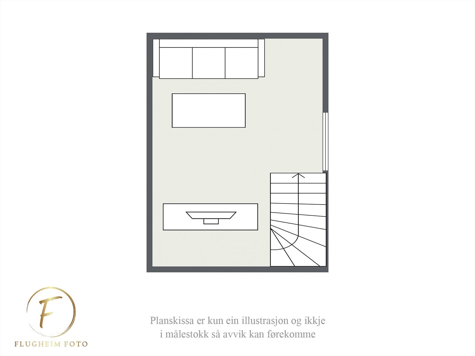 Planteikning - Loft Galleribilde