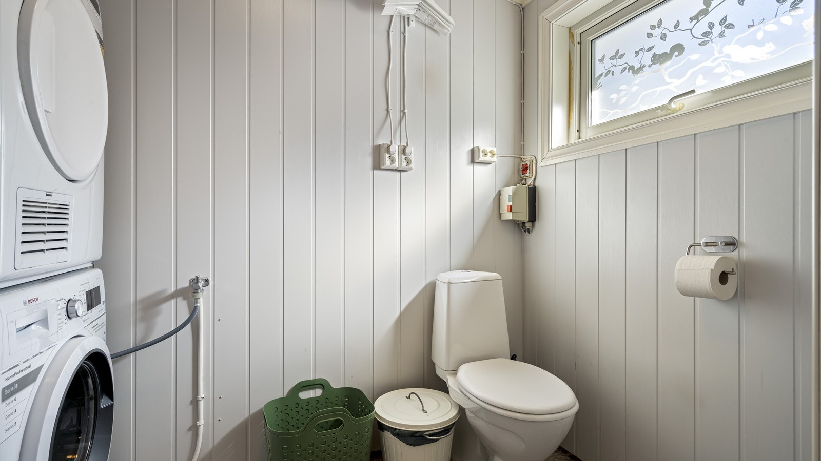 Vaskerommet er også utstyrt med eget toalett Galleribilde