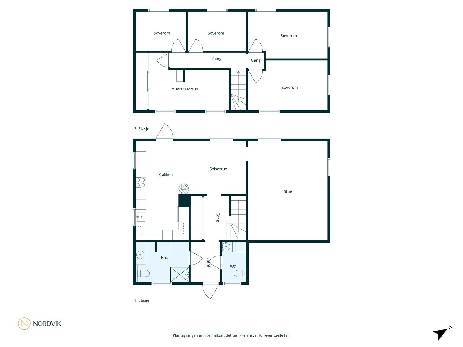 Oversikt plantegninger Galleribilde