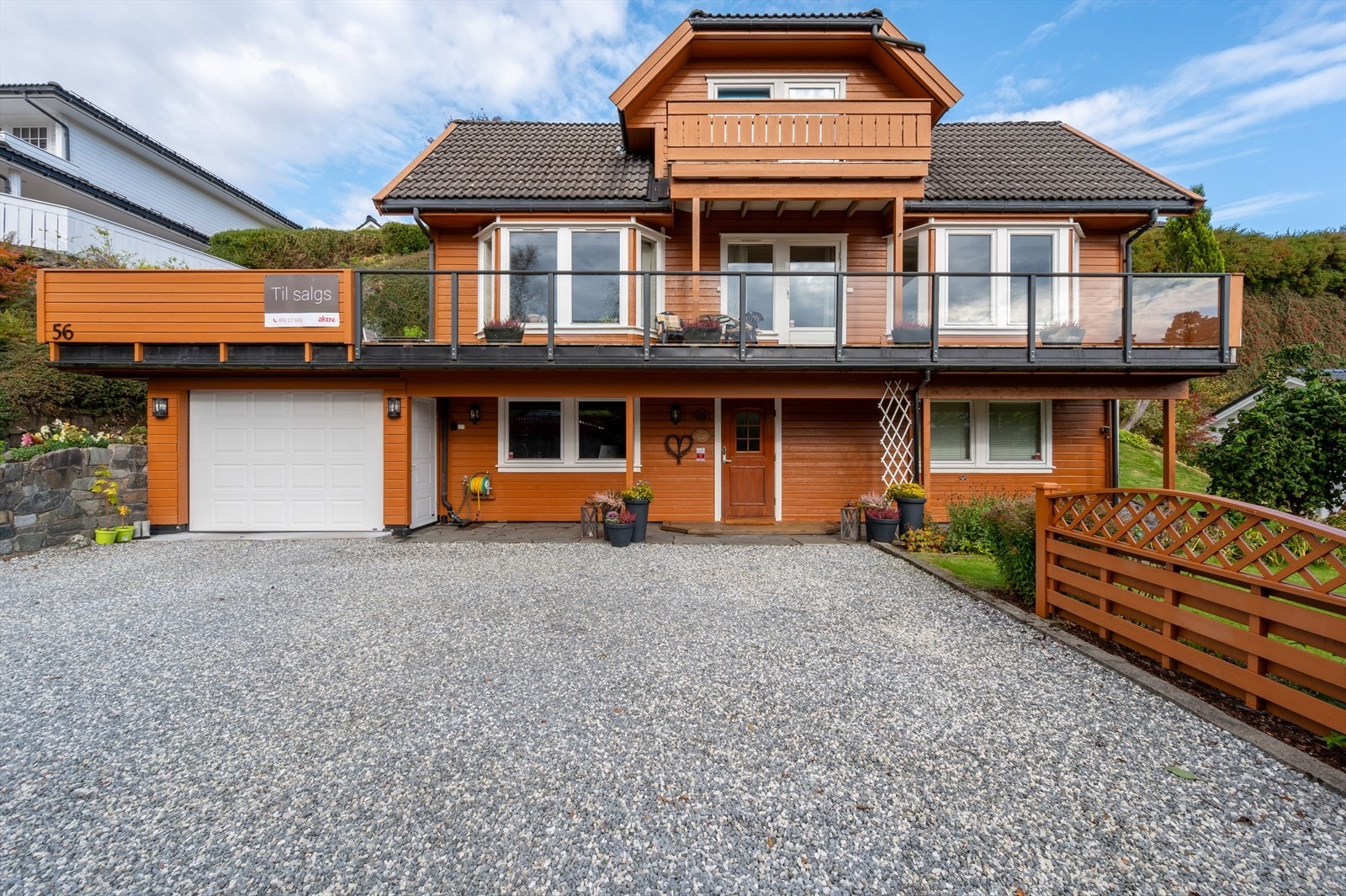 Huset ble bygget i 1997. Galleribilde