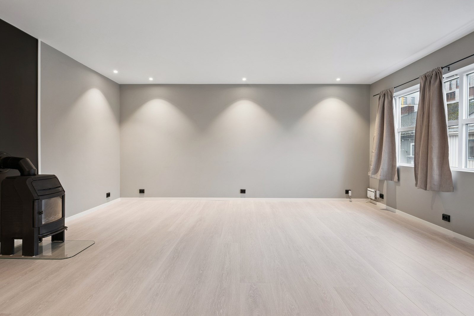 Totalrenovert stue. Galleribilde