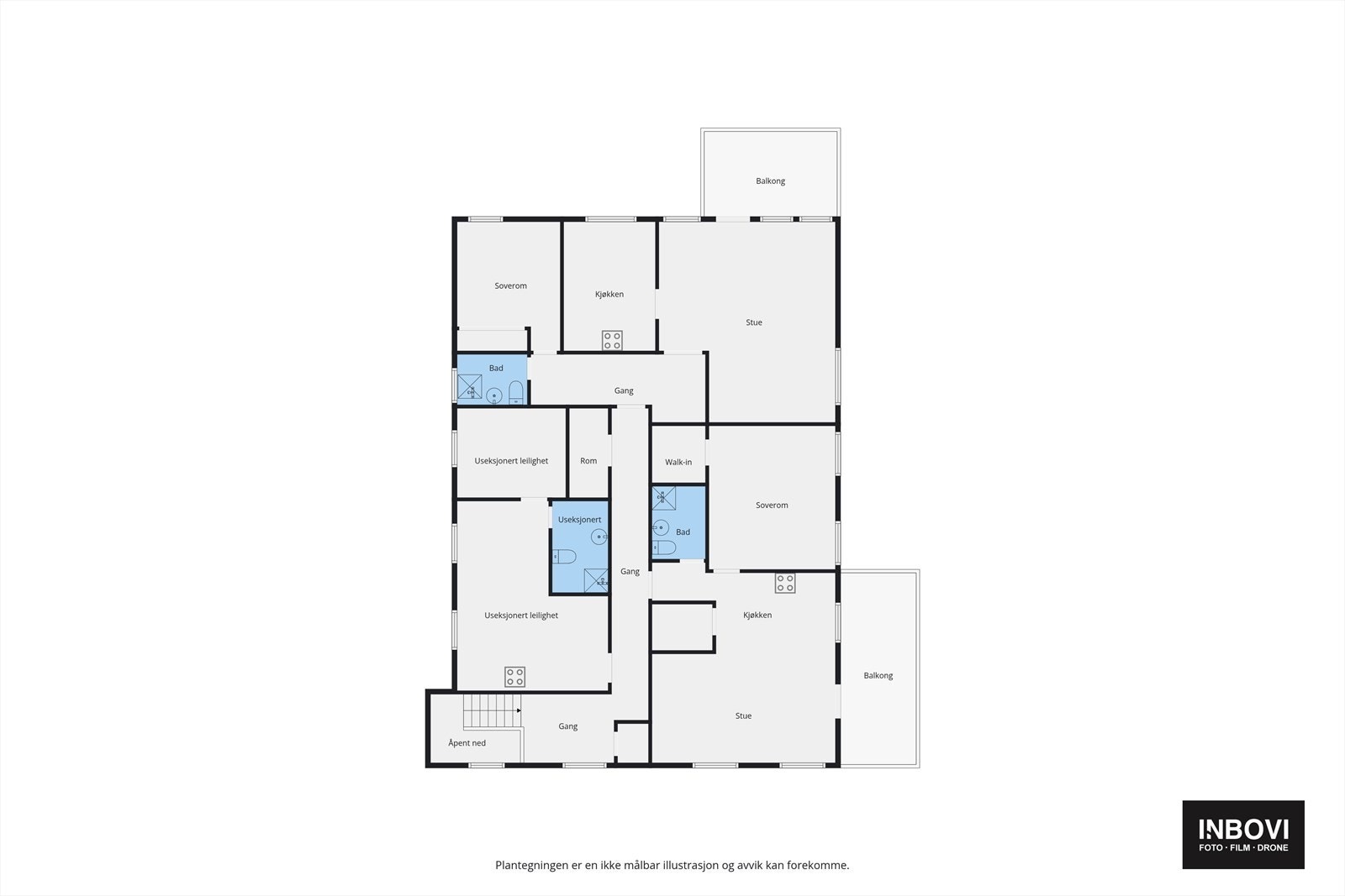 Plantegning Galleribilde