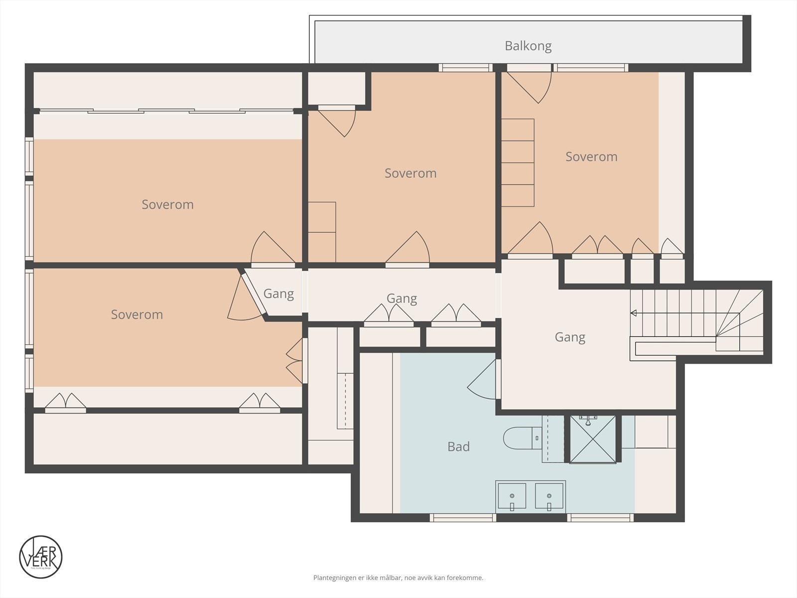 Plan 2 etasje Galleribilde