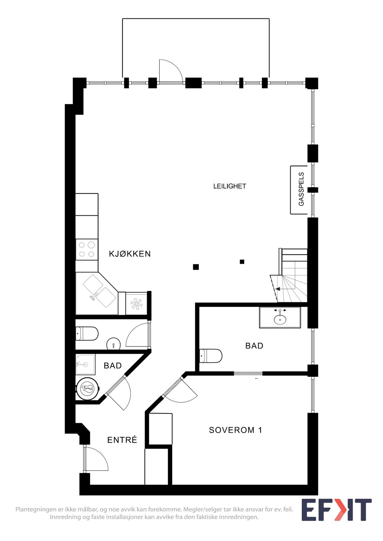 Plantegning 2.etasje. Galleribilde