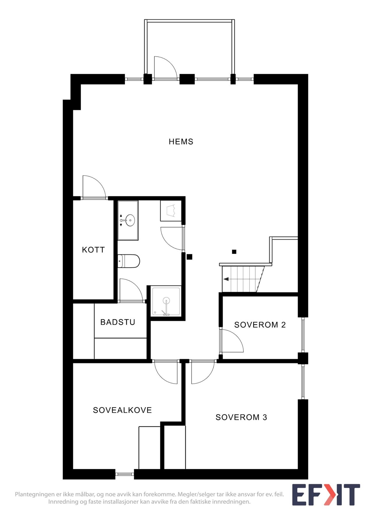 Plantegning 3.etasje. Galleribilde