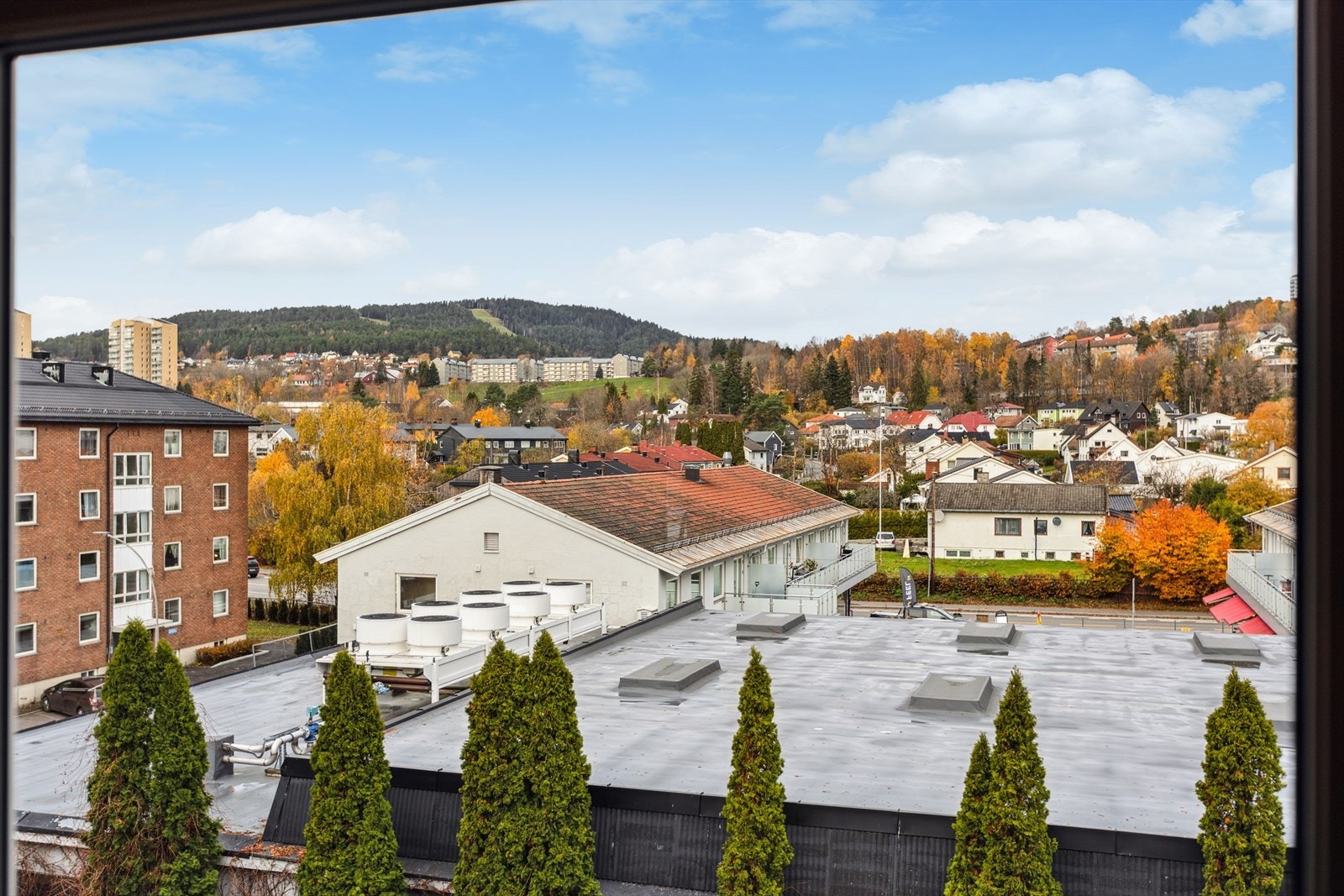 Utsikten fra balkongen. Galleribilde