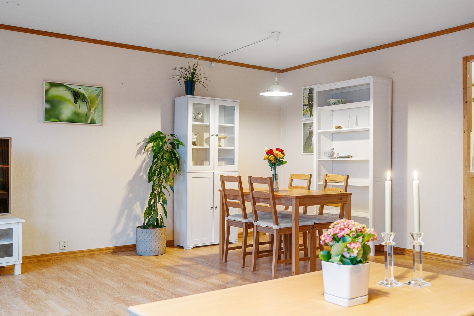 God plass til å innrede med et større langbord for sosiale sammenkomster med venner og familie. Galleribilde