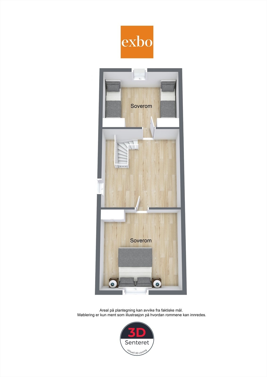 Plantegning loftetasje. Galleribilde