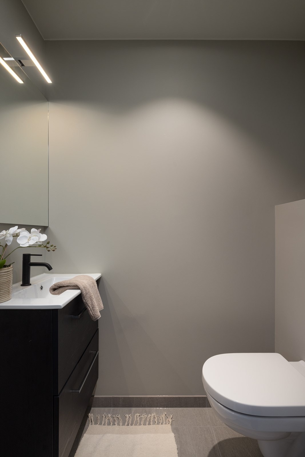 Toalettrommet som er ved gangen. Galleribilde