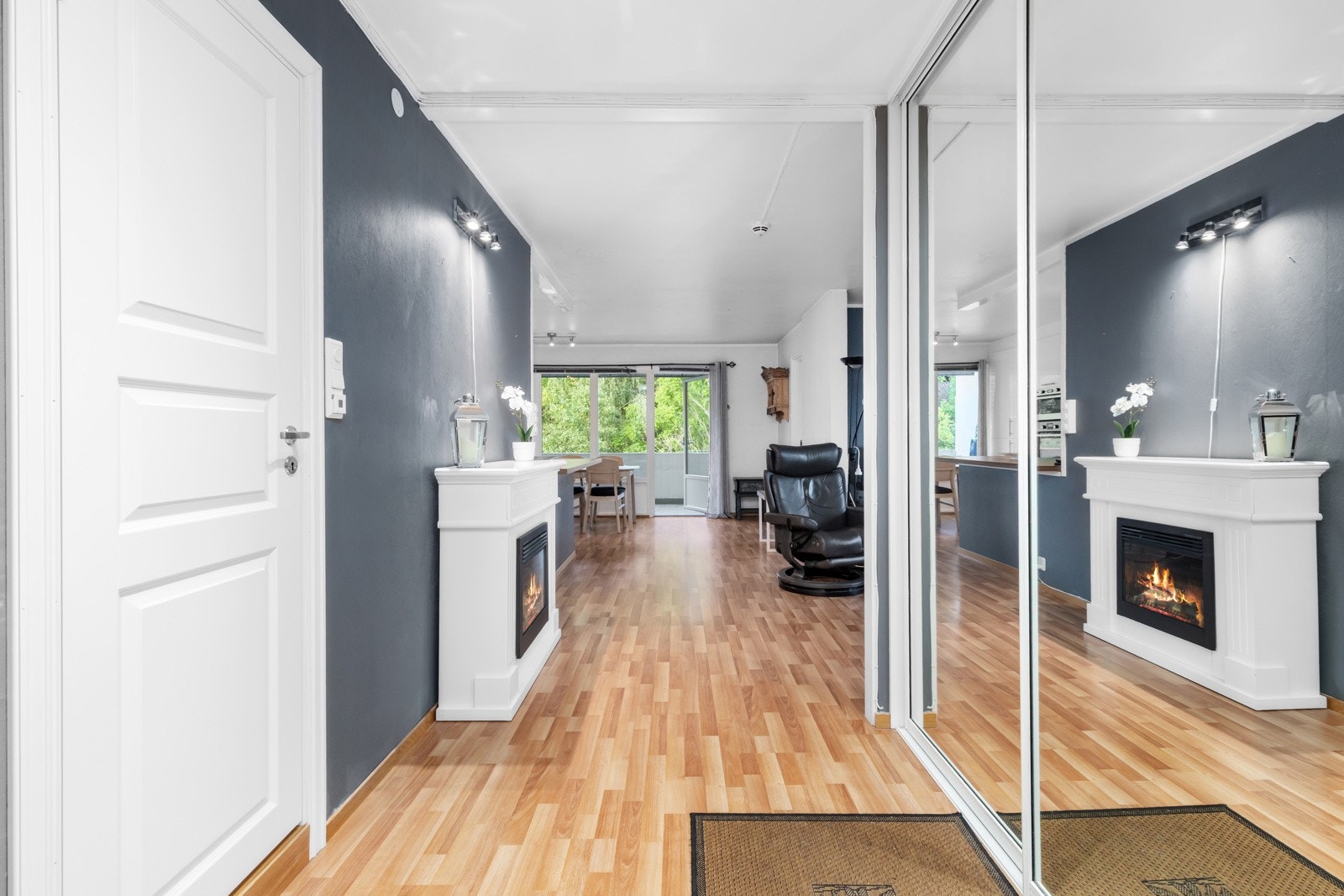 Boligen har en praktisk og luftig planløsning. Galleribilde