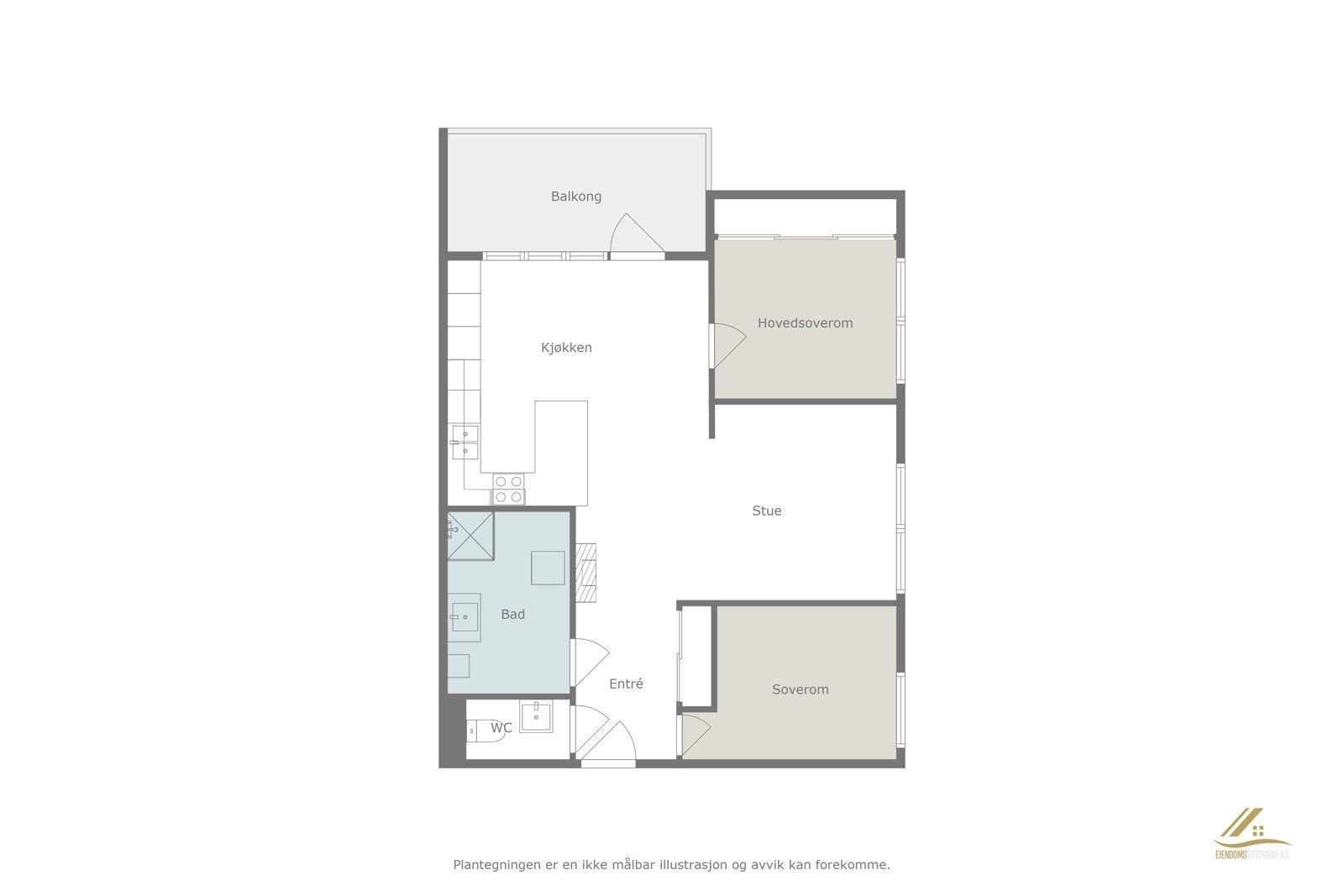 Plantegning Galleribilde