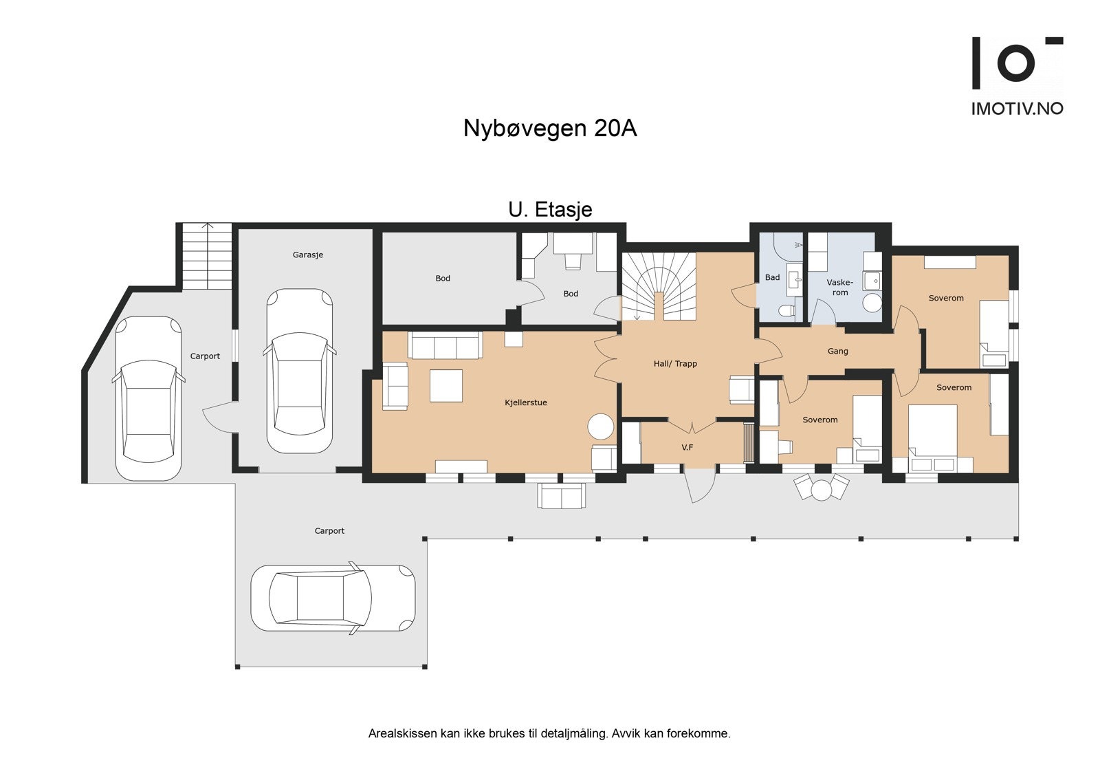 Plantegning 1. etasje Galleribilde