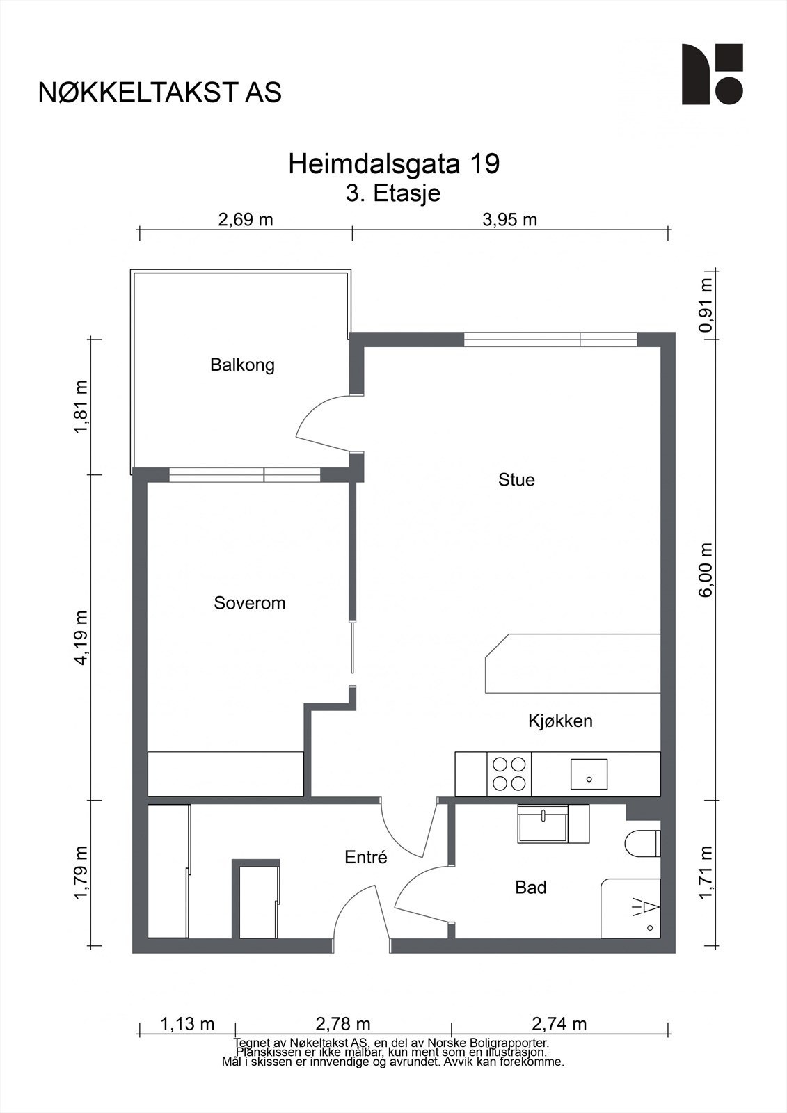Plantegning Galleribilde