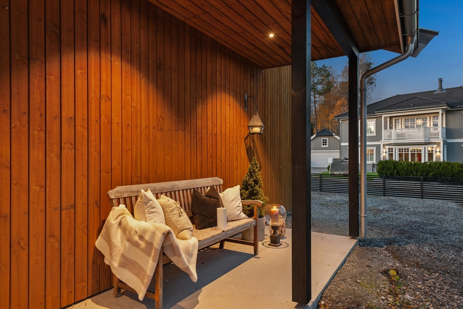 Her er det muligheter for å kunne nyte soloppgang og morgenkaffen. Galleribilde