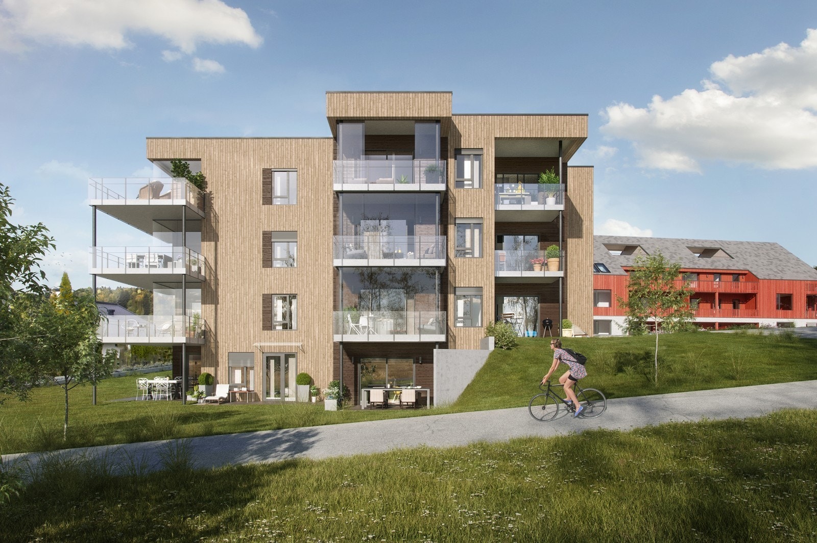 Illustrasjon av ferdig fasade* avvik vil forekomme Galleribilde