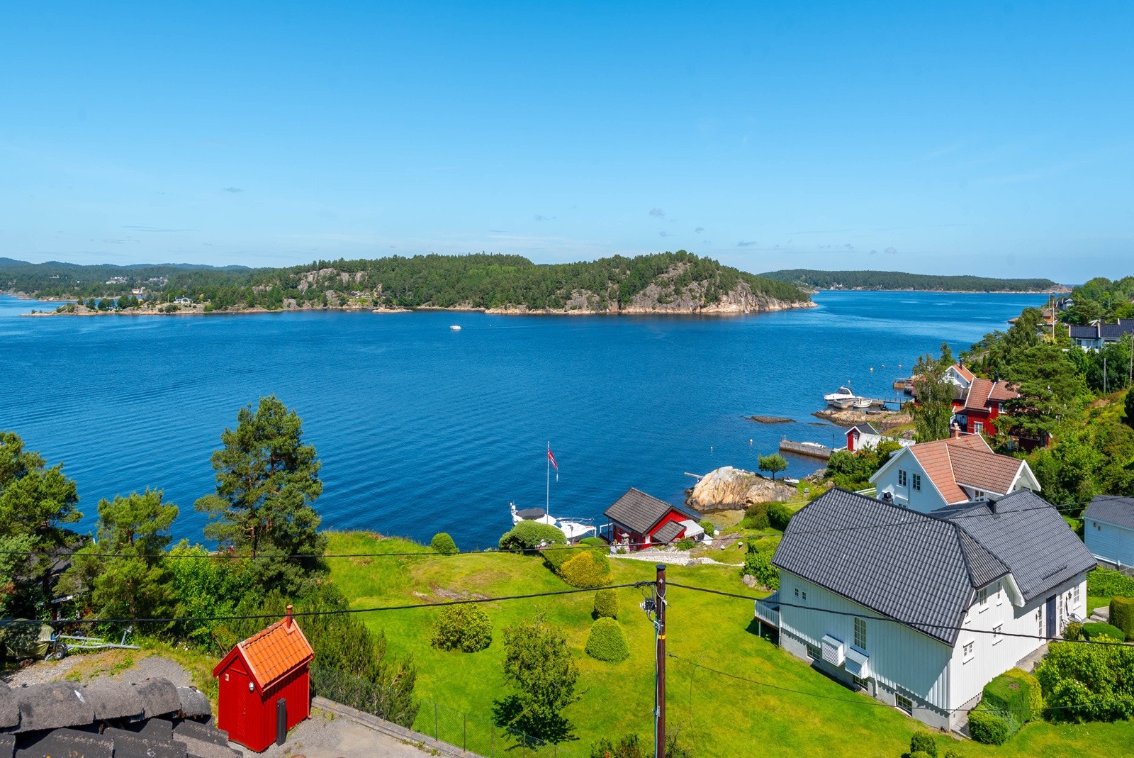 Utsikt fra loftetasjen. Galleribilde