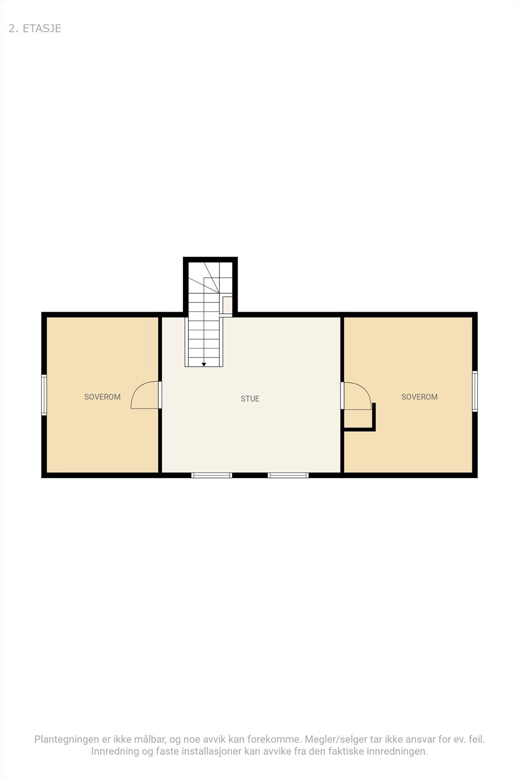 Plantegning loft Galleribilde