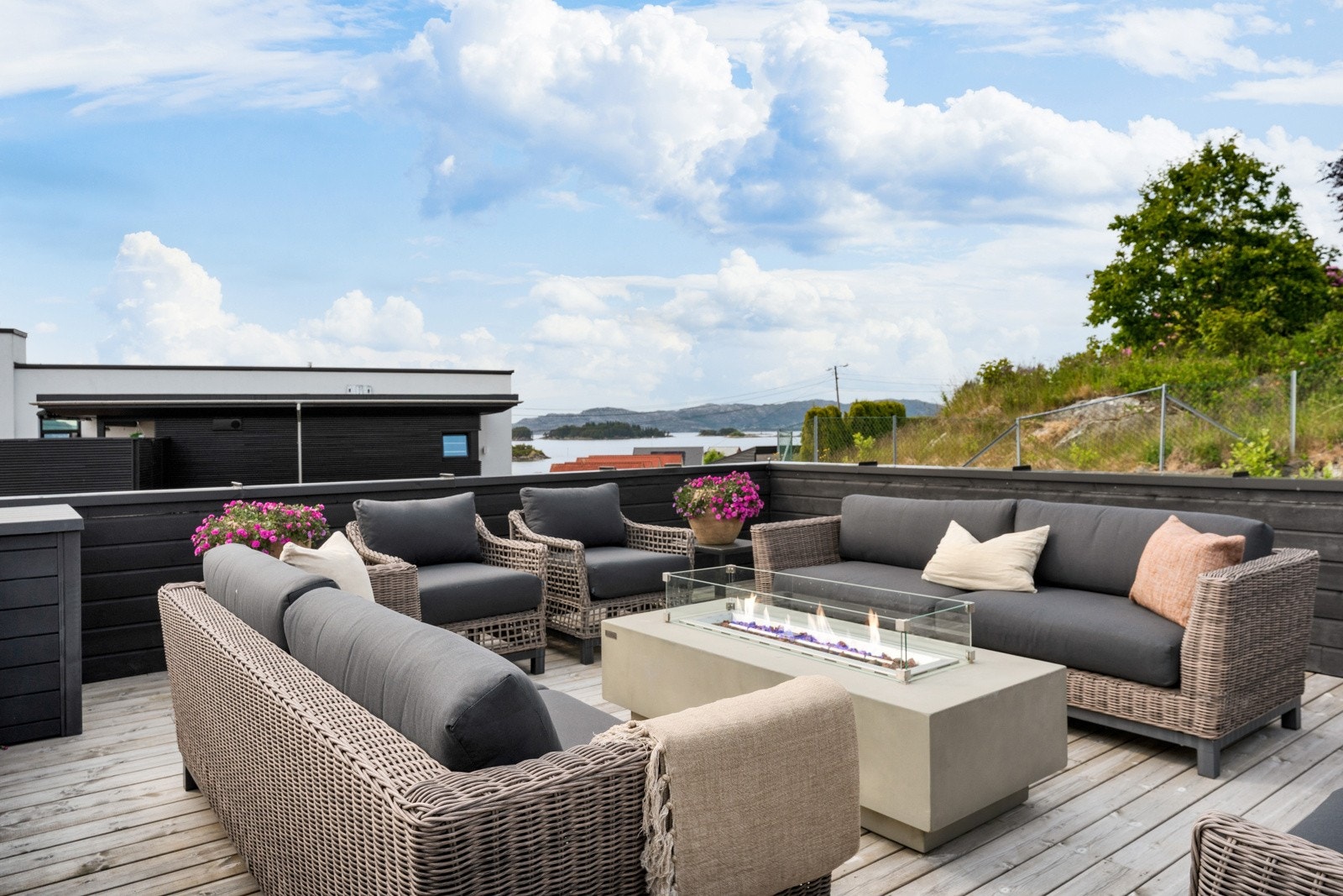 30 kvm takterrasse med sol fra morgen til kveld Galleribilde