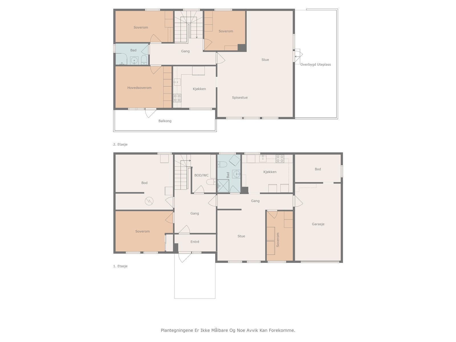 Plantegning alle etasjer... Galleribilde