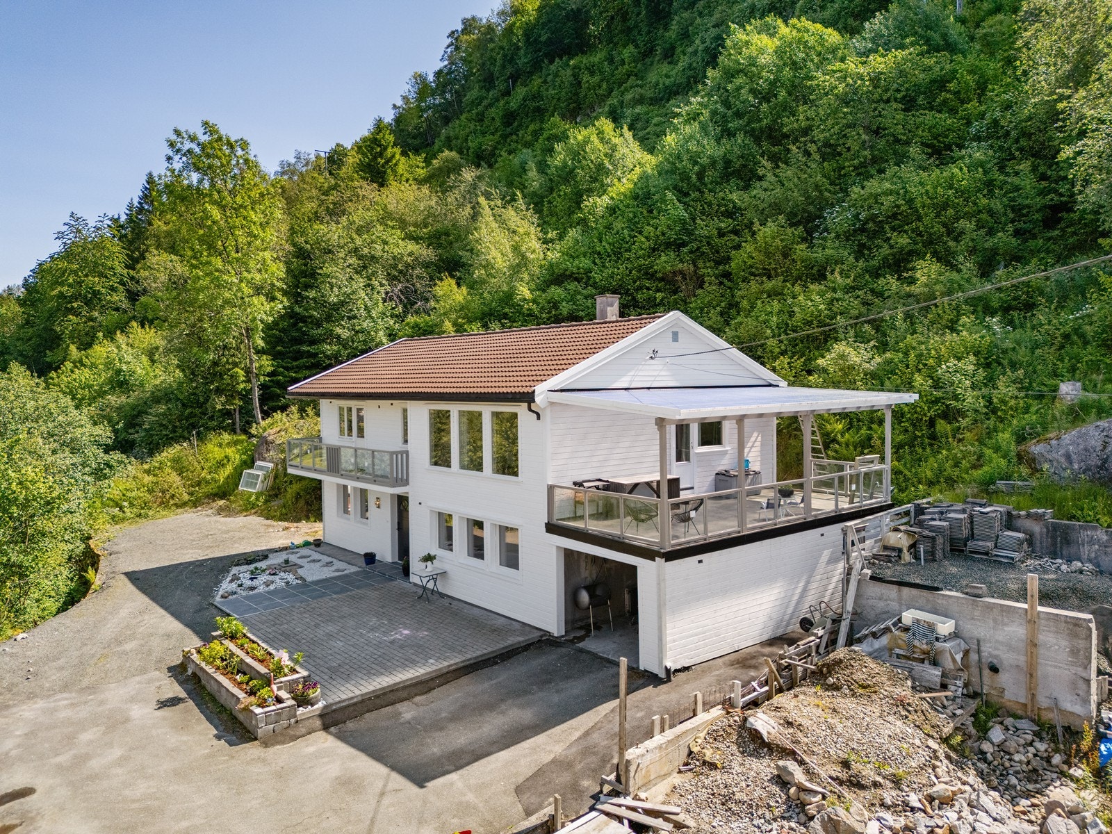 Tilbaketrukket beliggenhet. Galleribilde