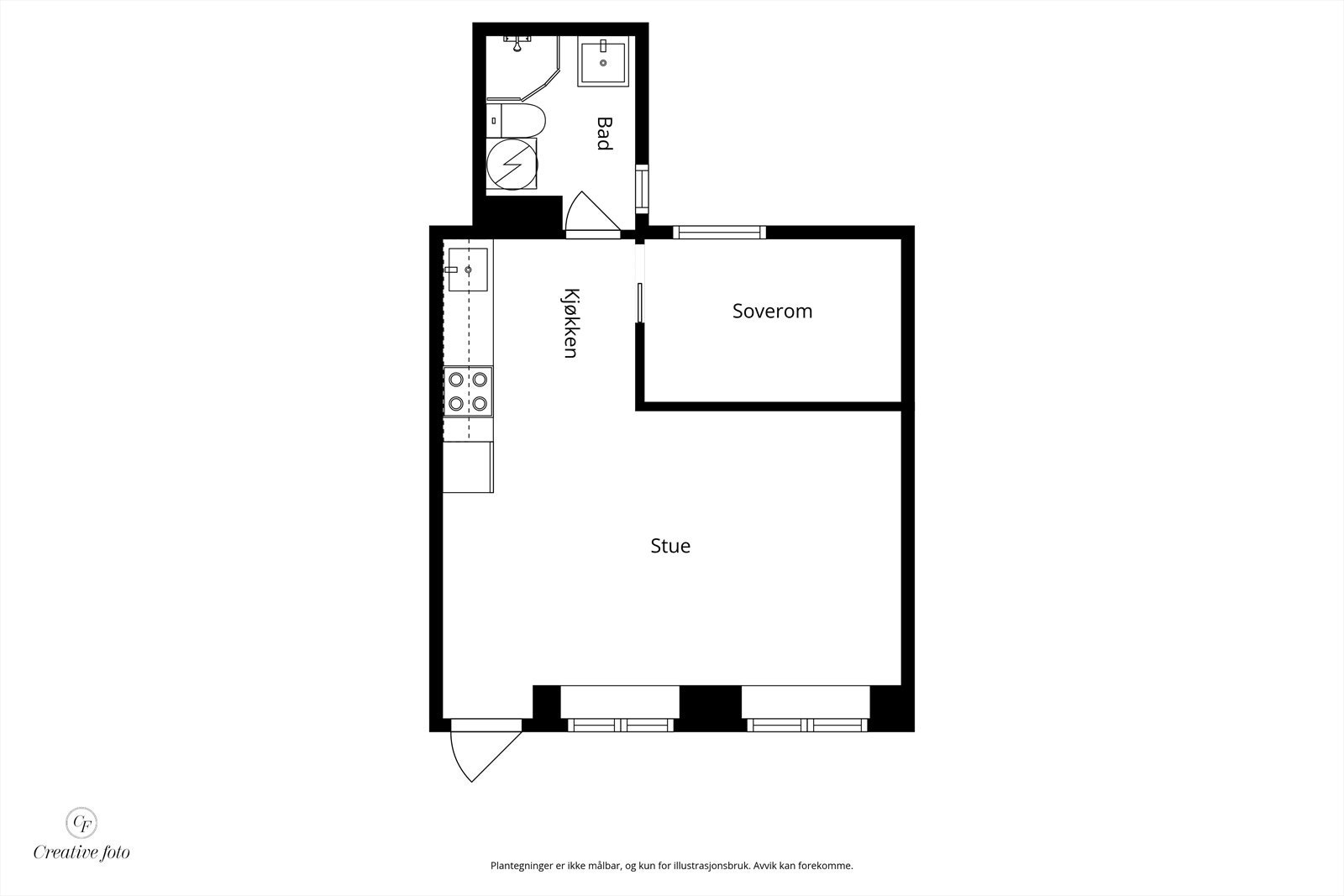 Plantegning Galleribilde