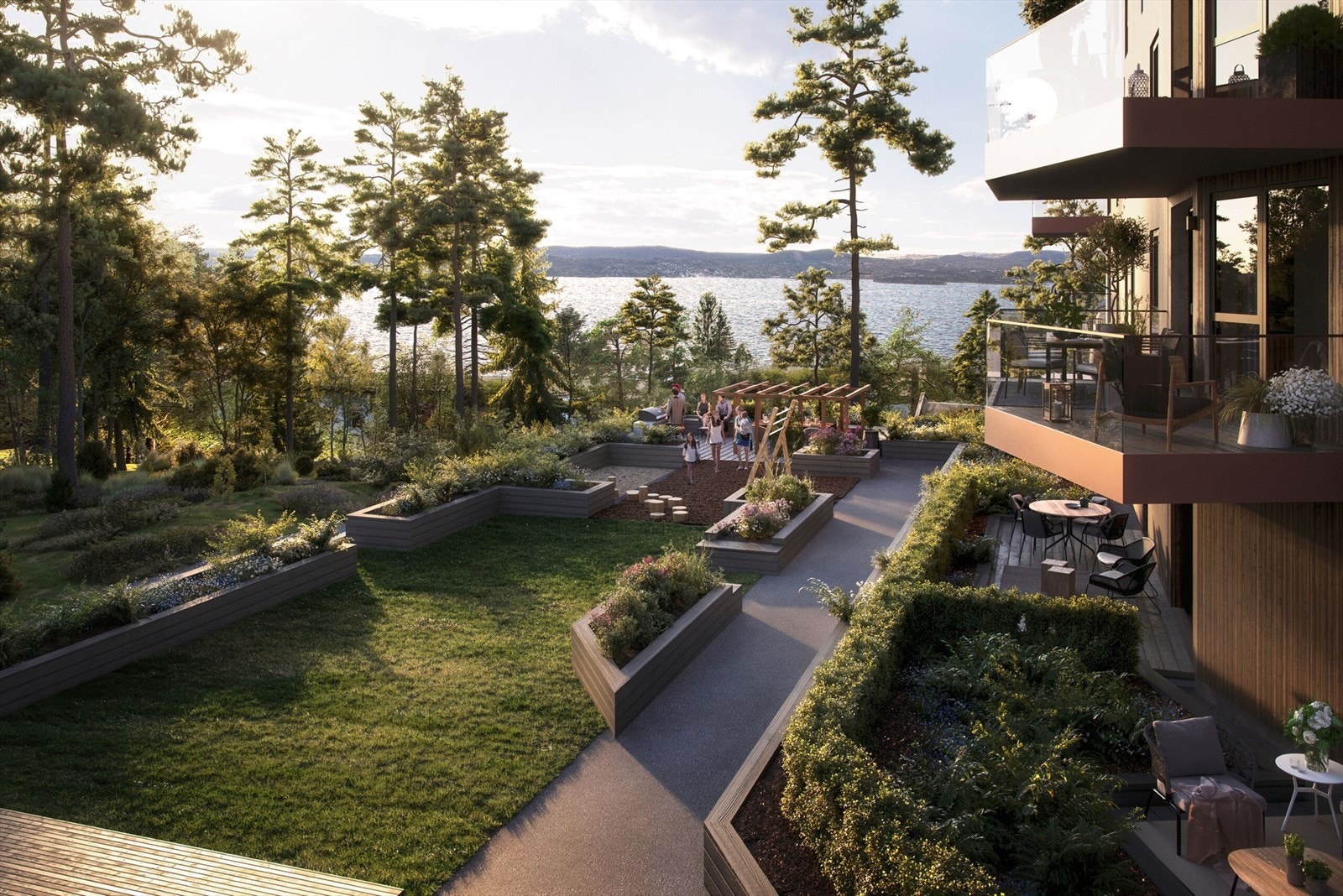 Utomhus arealet i området vil få et betydelig løft. Galleribilde