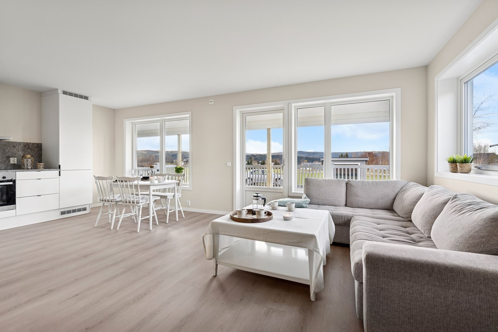 Leiligheten har balansert ventilasjon og lave felleskostnader. Galleribilde