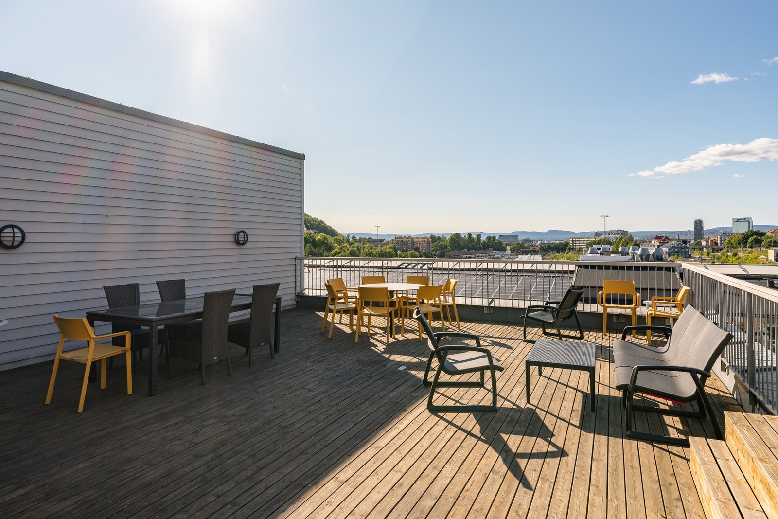 Felles takterrasse. Galleribilde