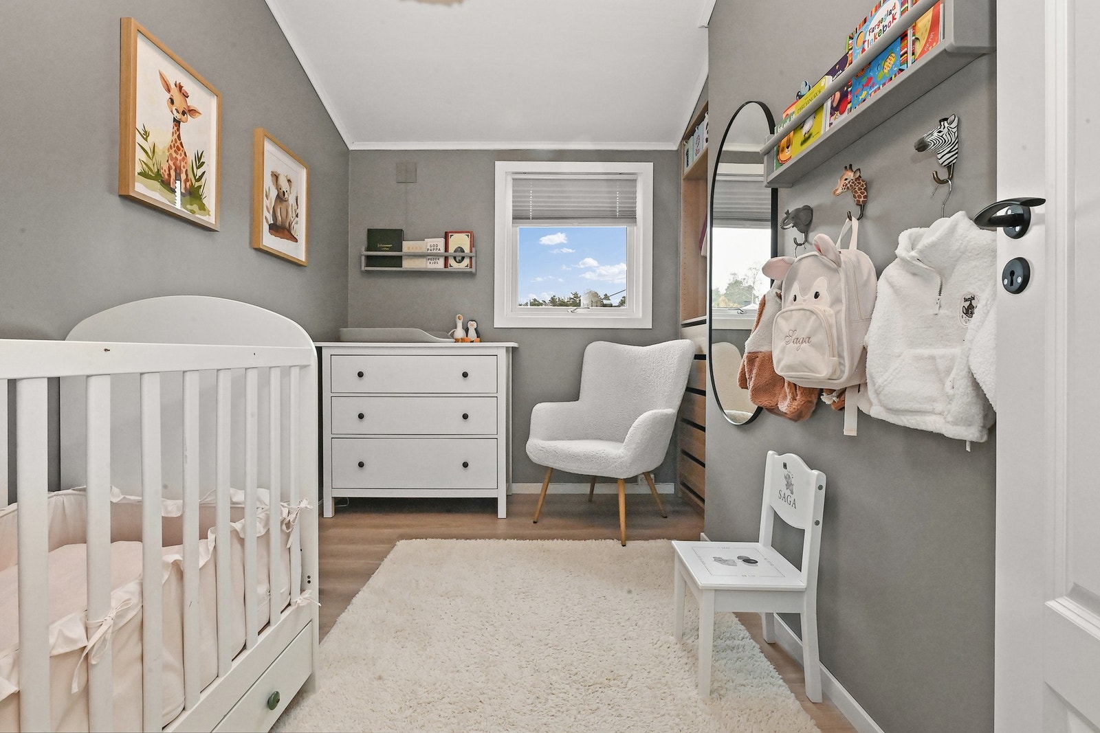 Alle soverommene i etasjen er av fin størrelse. Galleribilde